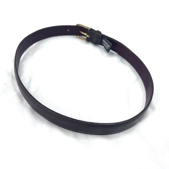 Brighton Brown Anilina Glazed Cowhide on Glove Leather Belt Womens 30 - Picture 4 of 7